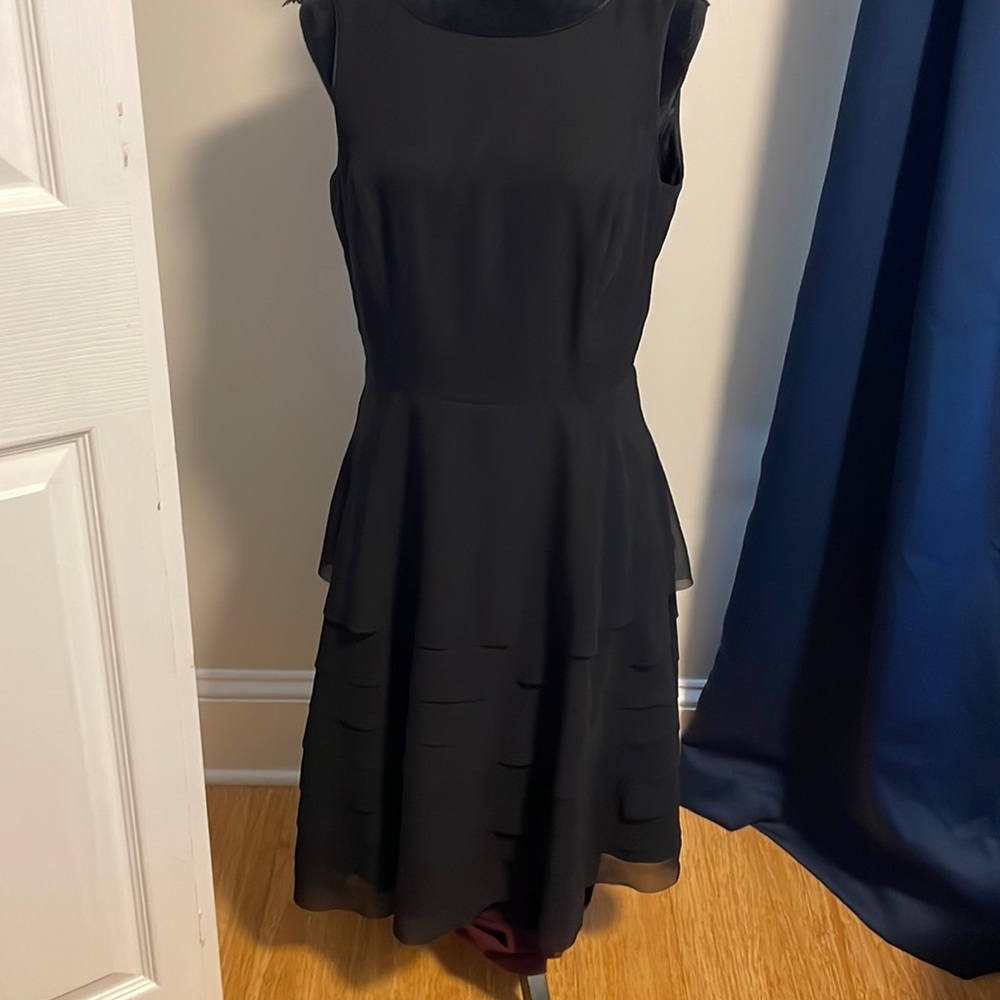 Black fit and flare dress size 8. Work once